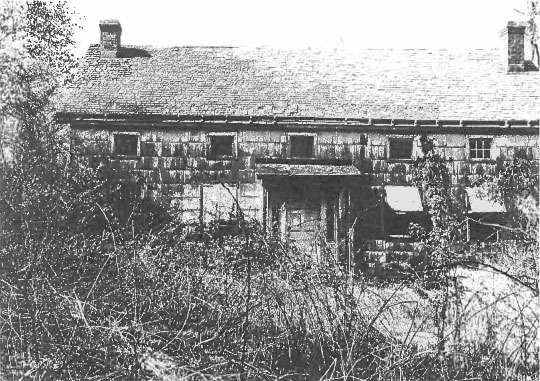 photograph of the original Powell farmhouse